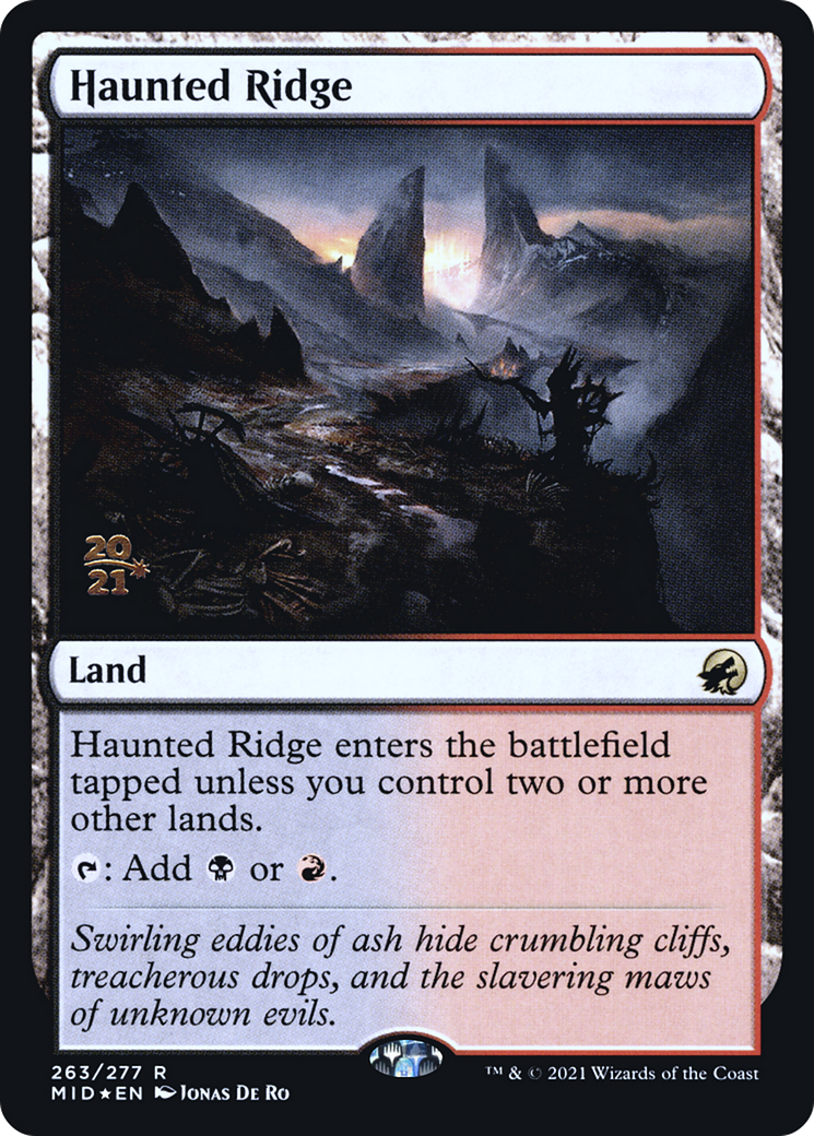 Haunted Ridge (263s) Foil - Innistrad: Midnight Hunt Promos