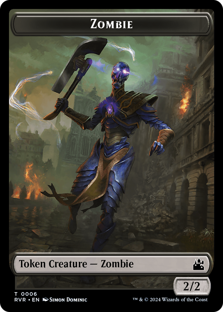 Zombie Token [Ravnica Remastered Tokens] | Silver Goblin