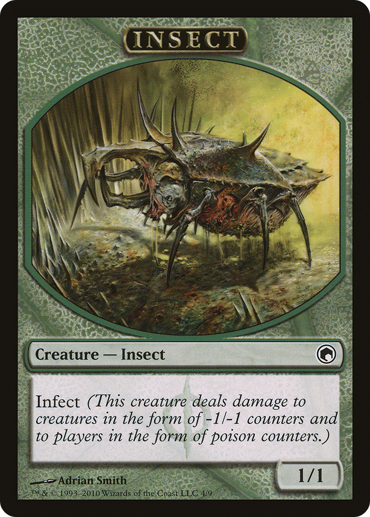 Insect Token (004) - Scars of Mirrodin Tokens