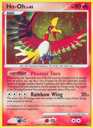 Ho-Oh (10) Holofoil - Secret Wonders