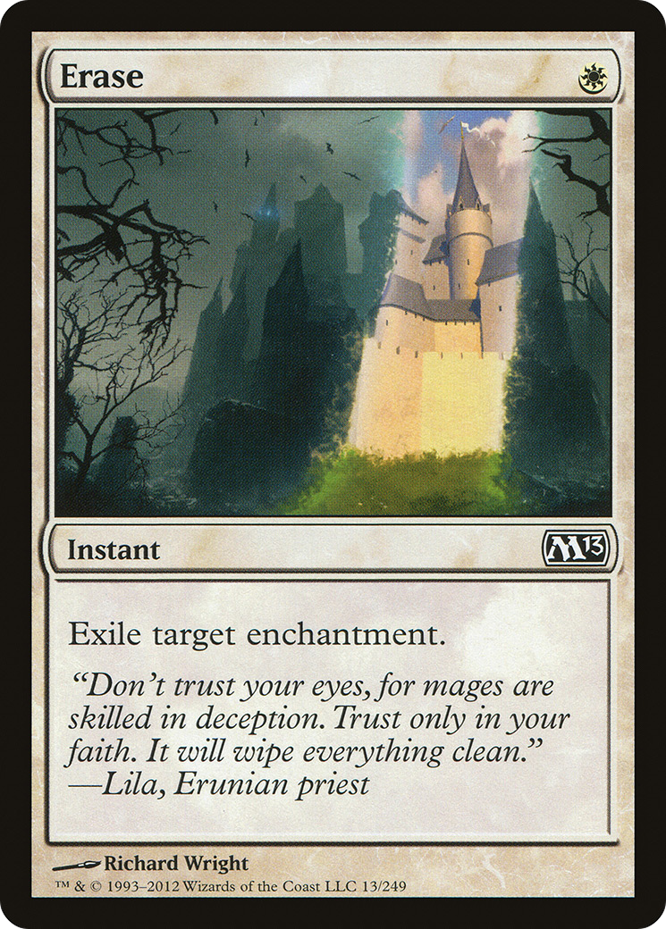 Erase (013) Foil - Magic 2013
