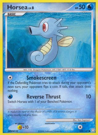 Horsea (102) Reverse Holofoil - Legends Awakened