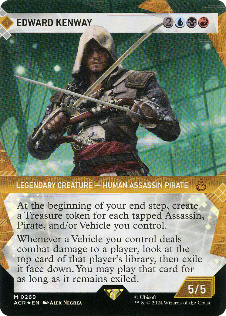 Edward Kenway (Showcase) (Textured Foil) (Showcase) (269) Foil - Assassin's Creed