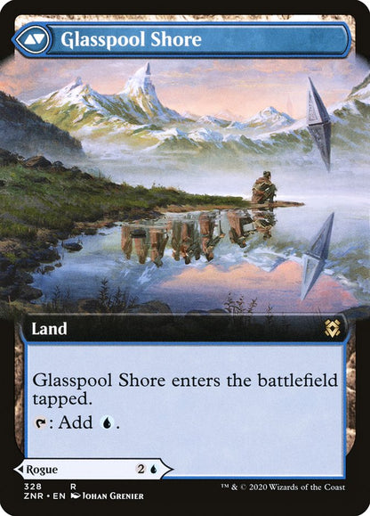 Glasspool Mimic // Glasspool Shore (Extended Art) (328) - Zendikar Rising