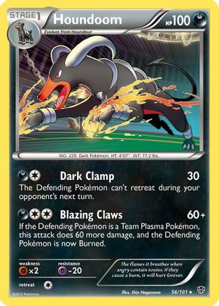 Houndoom (56/101) [Black & White: Plasma Blast] Reverse Holofoil