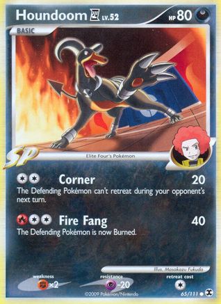 Houndoom (65/111) [Platinum: Rising Rivals] Reverse Holofoil