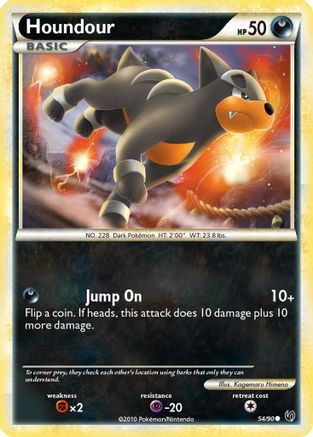 Houndour (54/90) [HeartGold & SoulSilver: Undaunted] Reverse Holofoil