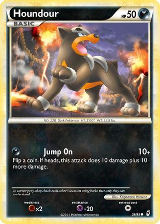 Houndour (59/95) [HeartGold & SoulSilver: Call of Legends] Reverse Holofoil