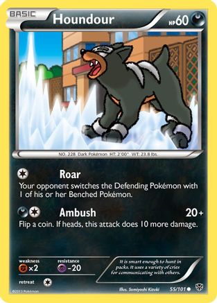 Houndour (55/101) [Black & White: Plasma Blast] Reverse Holofoil