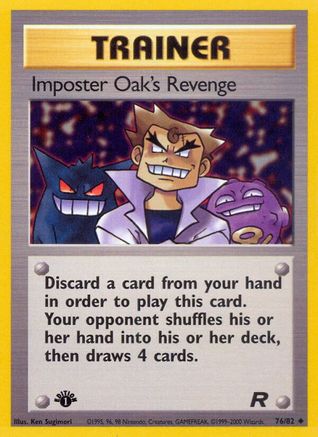 Imposter Oak's Revenge (76) 1st Edition - Team Rocket