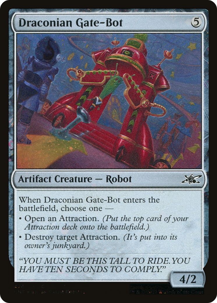 Draconian Gate-Bot (474) Foil - Unfinity