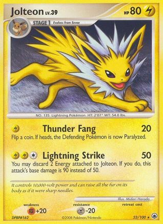 Jolteon (23/100) [Diamond & Pearl: Majestic Dawn] | Silver Goblin