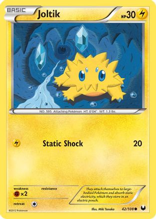 Joltik (42/108) [Black & White: Dark Explorers] Reverse Holofoil