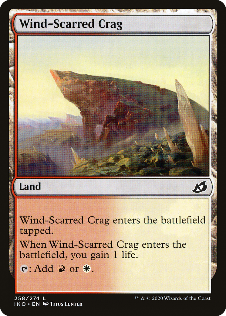 Wind-Scarred Crag (258) - Ikoria: Lair of Behemoths