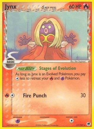 Jynx (Delta Species) (17) - Dragon Frontiers