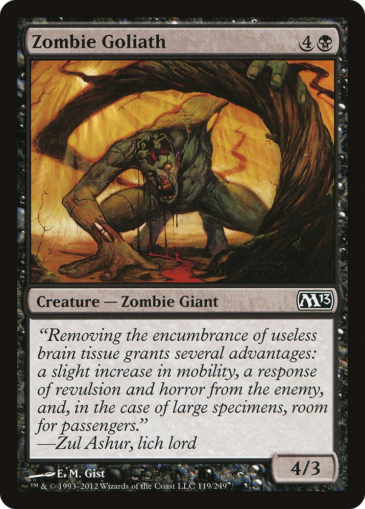 Zombie Goliath (119) Foil - Magic 2013