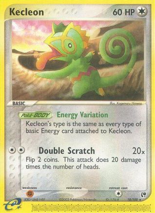 Kecleon (18/100) [EX: Sandstorm] Reverse Holofoil