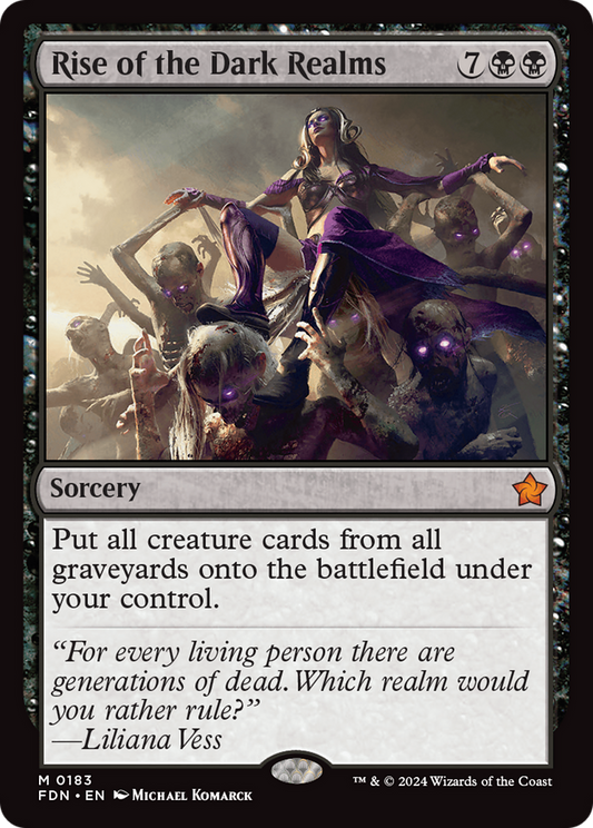 Rise of the Dark Realms [Foundations] Foil