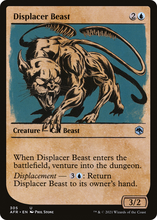 Displacer Beast (Showcase) (305) - Adventures in the Forgotten Realms