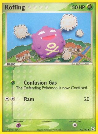 Koffing 72/113 - Delta Species Reverse Holofoil | Silver Goblin