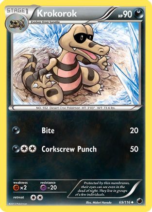 Krokorok (69/116) [Black & White: Plasma Freeze] Reverse Holofoil