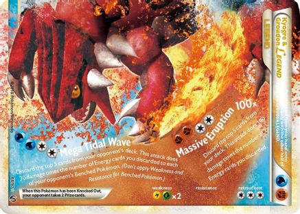 Kyogre & Groudon Legend (Bottom) (88) Holofoil - Undaunted
