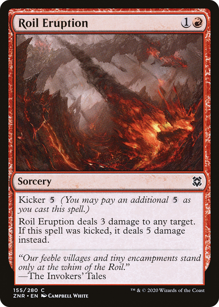 Roil Eruption (155) Foil - Zendikar Rising