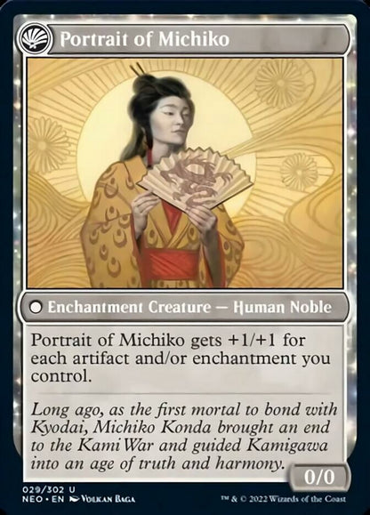 Michiko's Reign of Truth (029) Foil - Kamigawa: Neon Dynasty