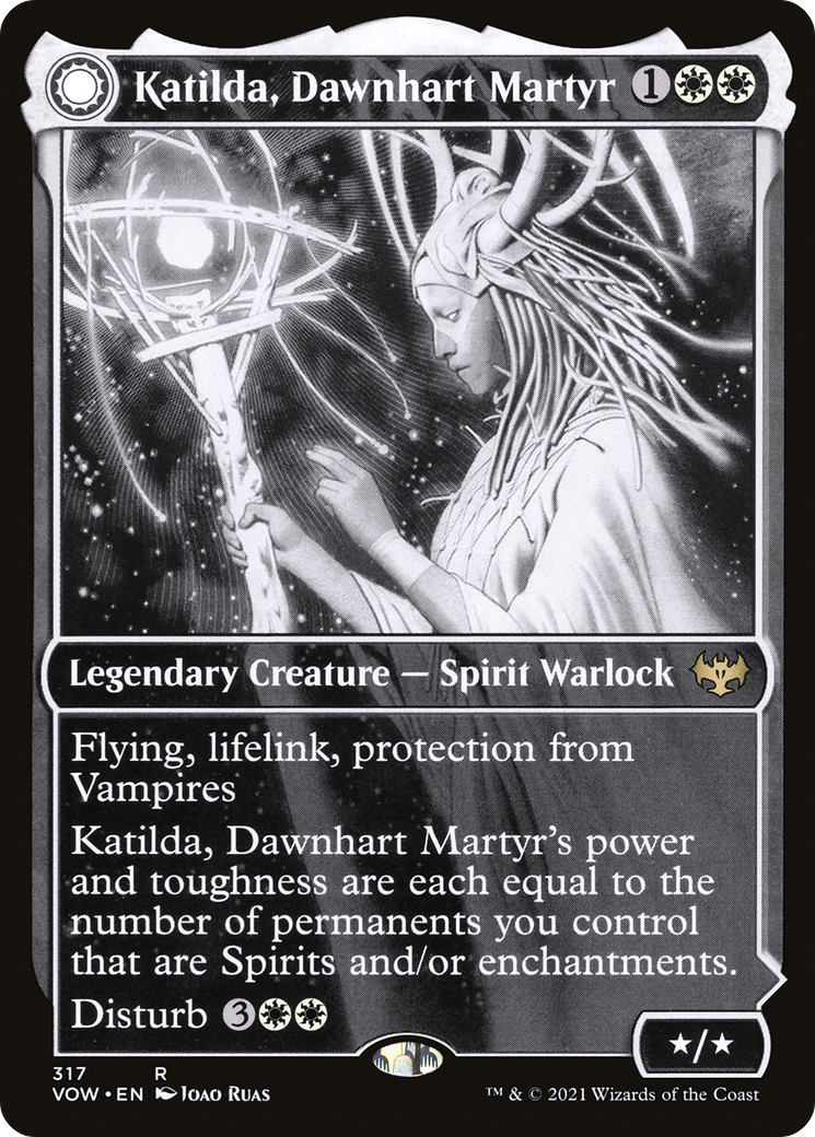 Katilda, Dawnhart Martyr (Showcase) (317) Foil - Innistrad: Crimson Vow