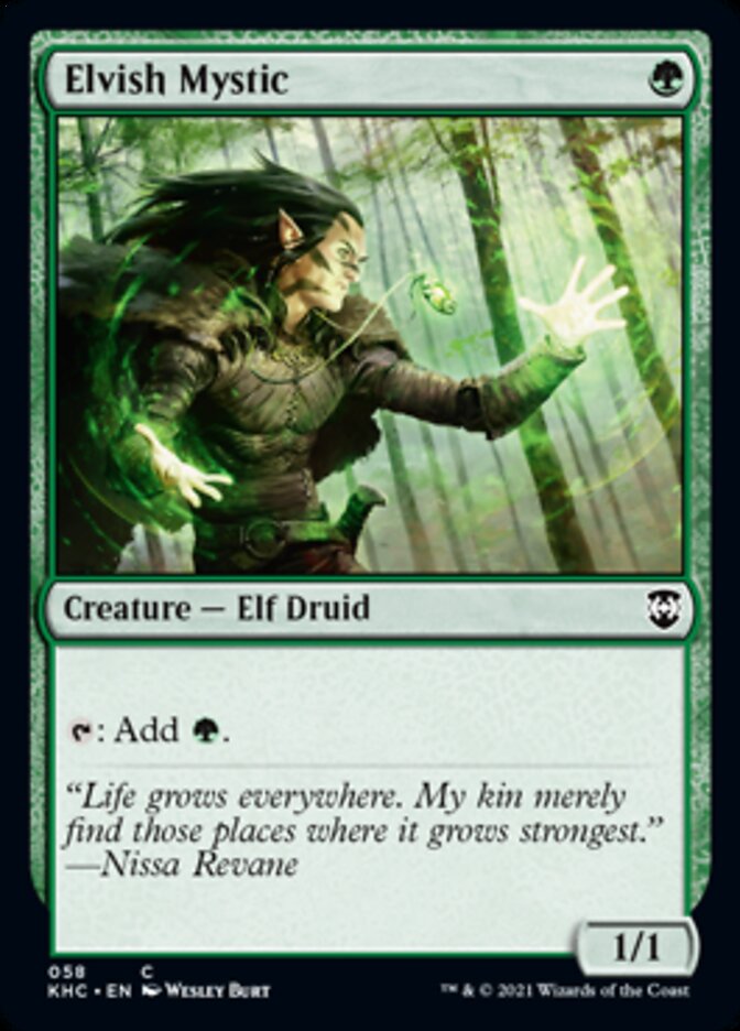 Elvish Mystic [Kaldheim Commander] | Silver Goblin