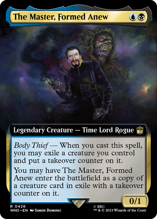 The Master, Formed Anew (Extended Art) [Doctor Who] Foil