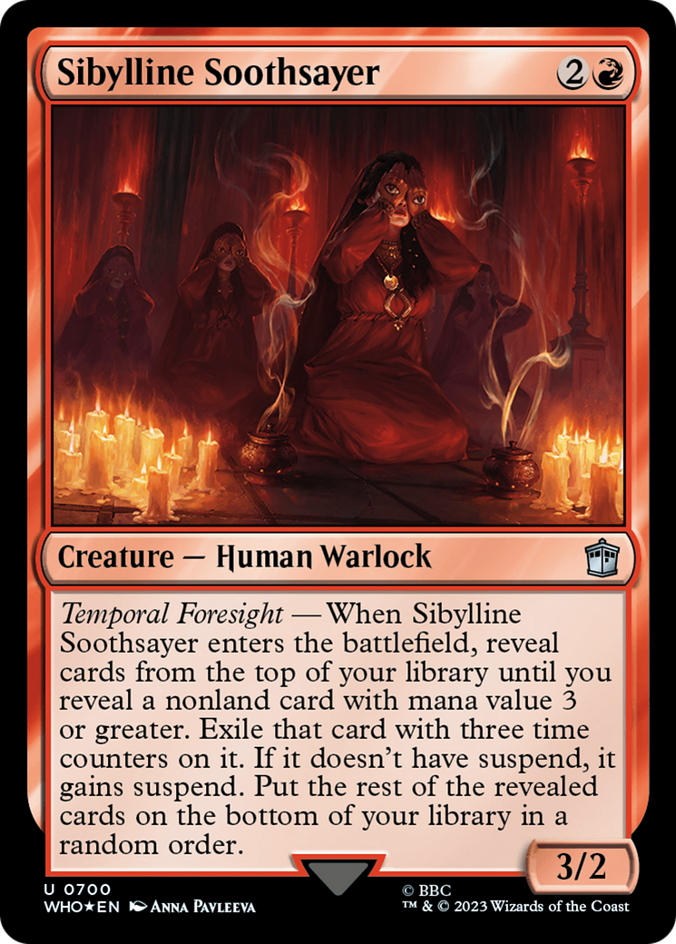 Sibylline Soothsayer (Surge Foil) [Doctor Who] | Silver Goblin