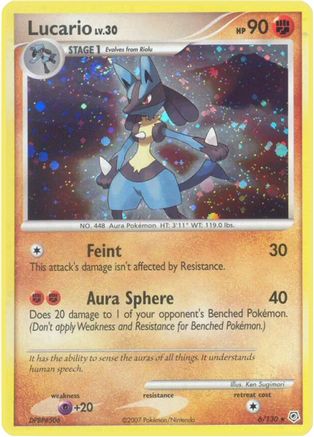 Lucario (6) Holofoil - Diamond and Pearl