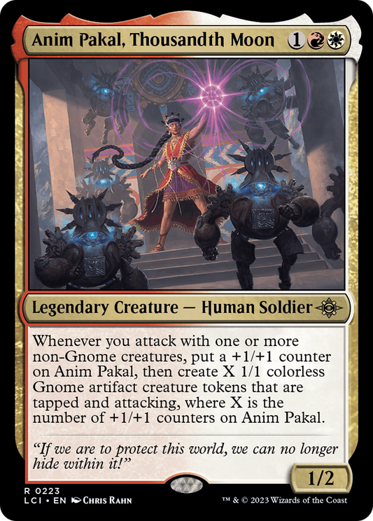 Anim Pakal, Thousandth Moon (223) Foil - The Lost Caverns of Ixalan