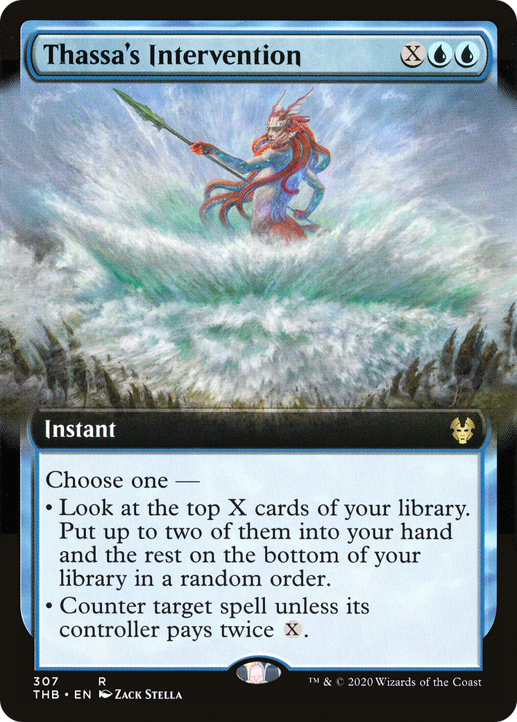 Thassa's Intervention (Extended Art) (307) - Theros Beyond Death