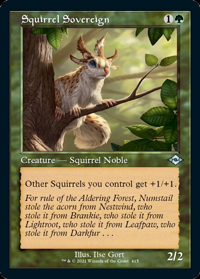 Squirrel Sovereign (Retro) [Modern Horizons 2] | Silver Goblin