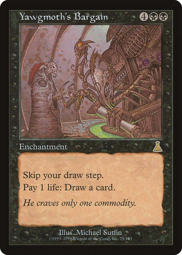 Yawgmoth's Bargain [Urza's Destiny] Foil