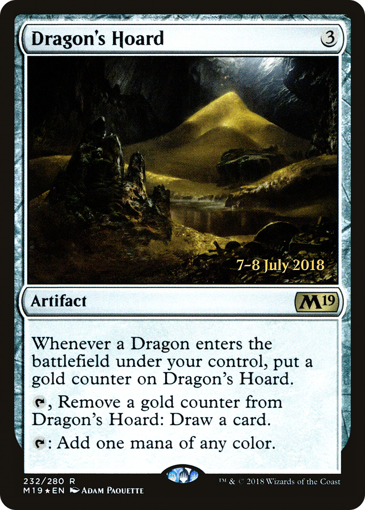 Dragon's Hoard (232) Foil - Core Set 2019 Promos