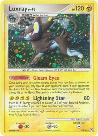 Luxray (7) Reverse Holofoil - Diamond and Pearl