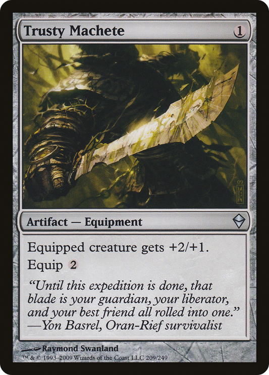 Trusty Machete [Zendikar] Foil