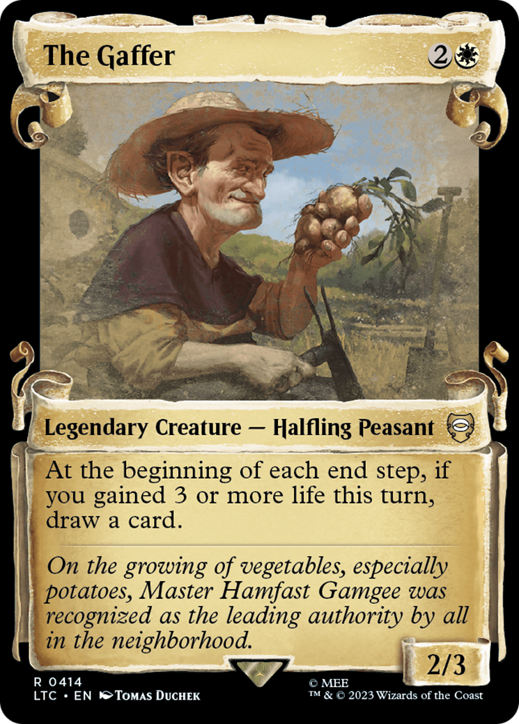 The Gaffer (Showcase Scrolls) (Showcase) (414) Foil - Tales of Middle-earth Commander