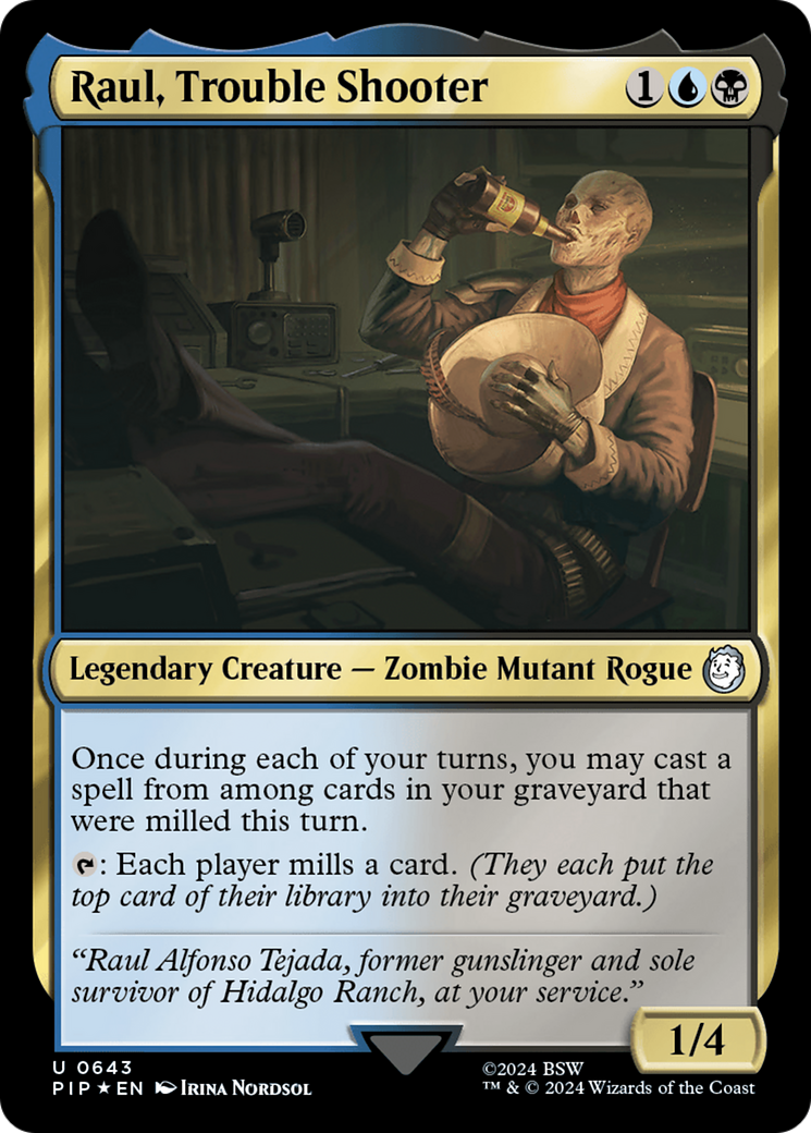 Raul, Trouble Shooter (643) Surge Foil - Fallout