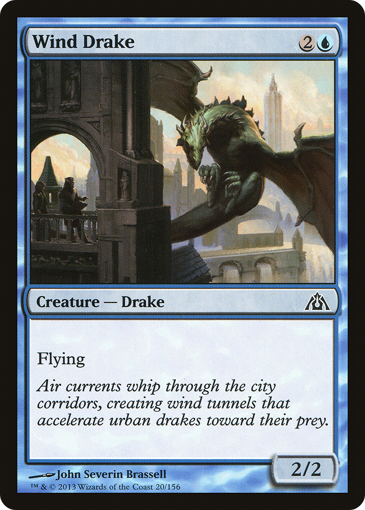 Wind Drake (020) Foil - Dragon's Maze