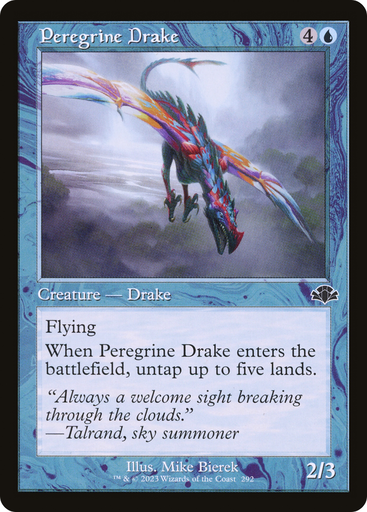 Peregrine Drake (Retro) [Dominaria Remastered] Foil