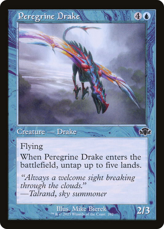 Peregrine Drake (Retro) [Dominaria Remastered] Foil