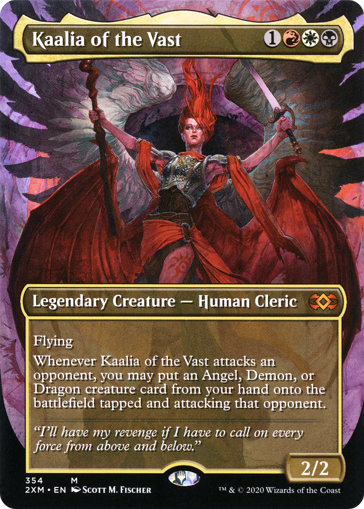 Kaalia of the Vast (Borderless) (354) Foil - Double Masters
