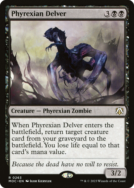 Phyrexian Delver (263) - March of the Machine Commander