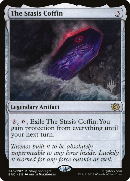 The Stasis Coffin (245) Foil - The Brothers' War Promos