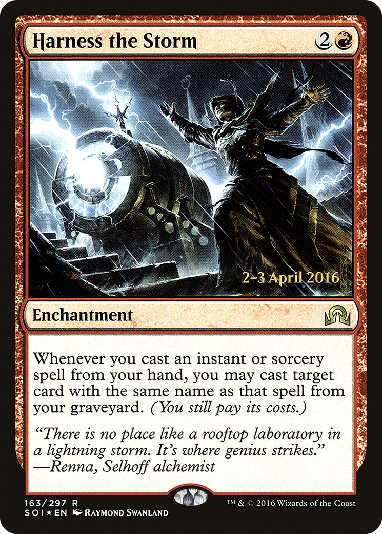 Harness the Storm (163) Foil - Shadows over Innistrad Promos