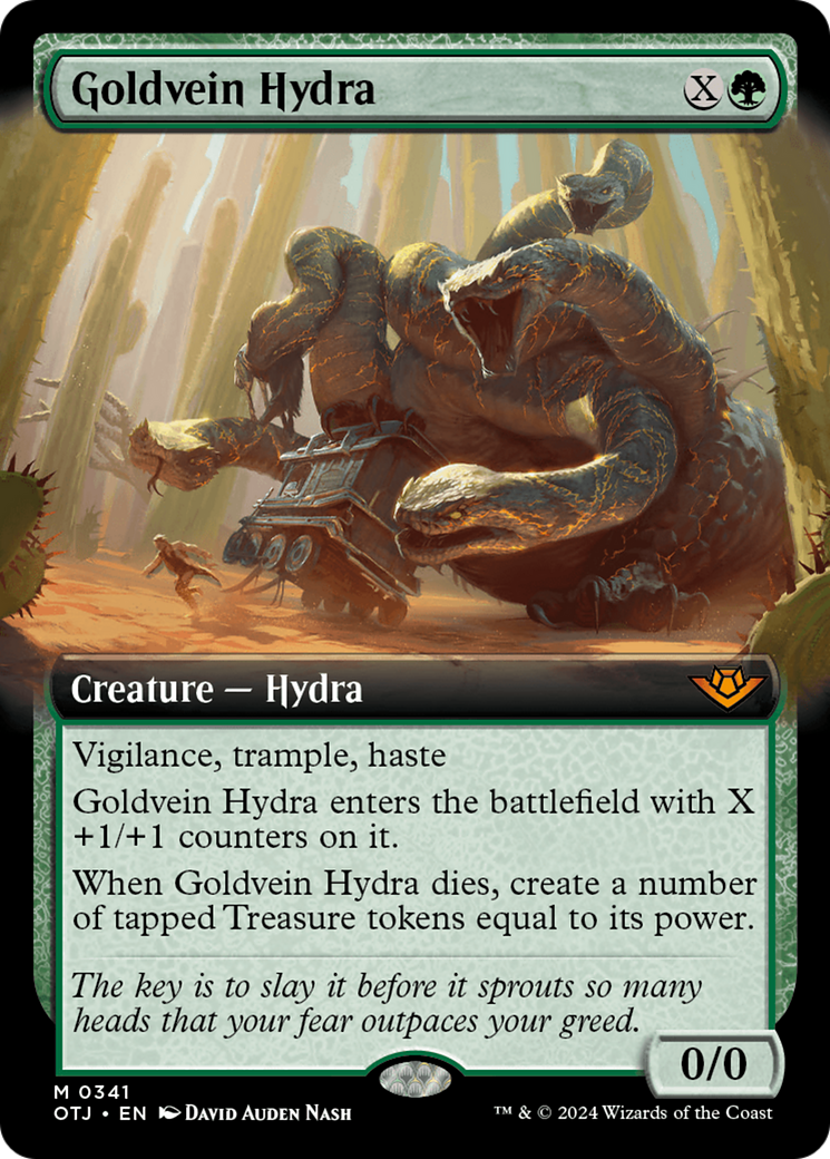 Goldvein Hydra (Extended Art) (341) Foil - Outlaws of Thunder Junction